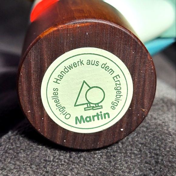 MARTIN handmade wooden Seagull, Christmas seagull, wing color light blu, Germany - Picture 5 of 5